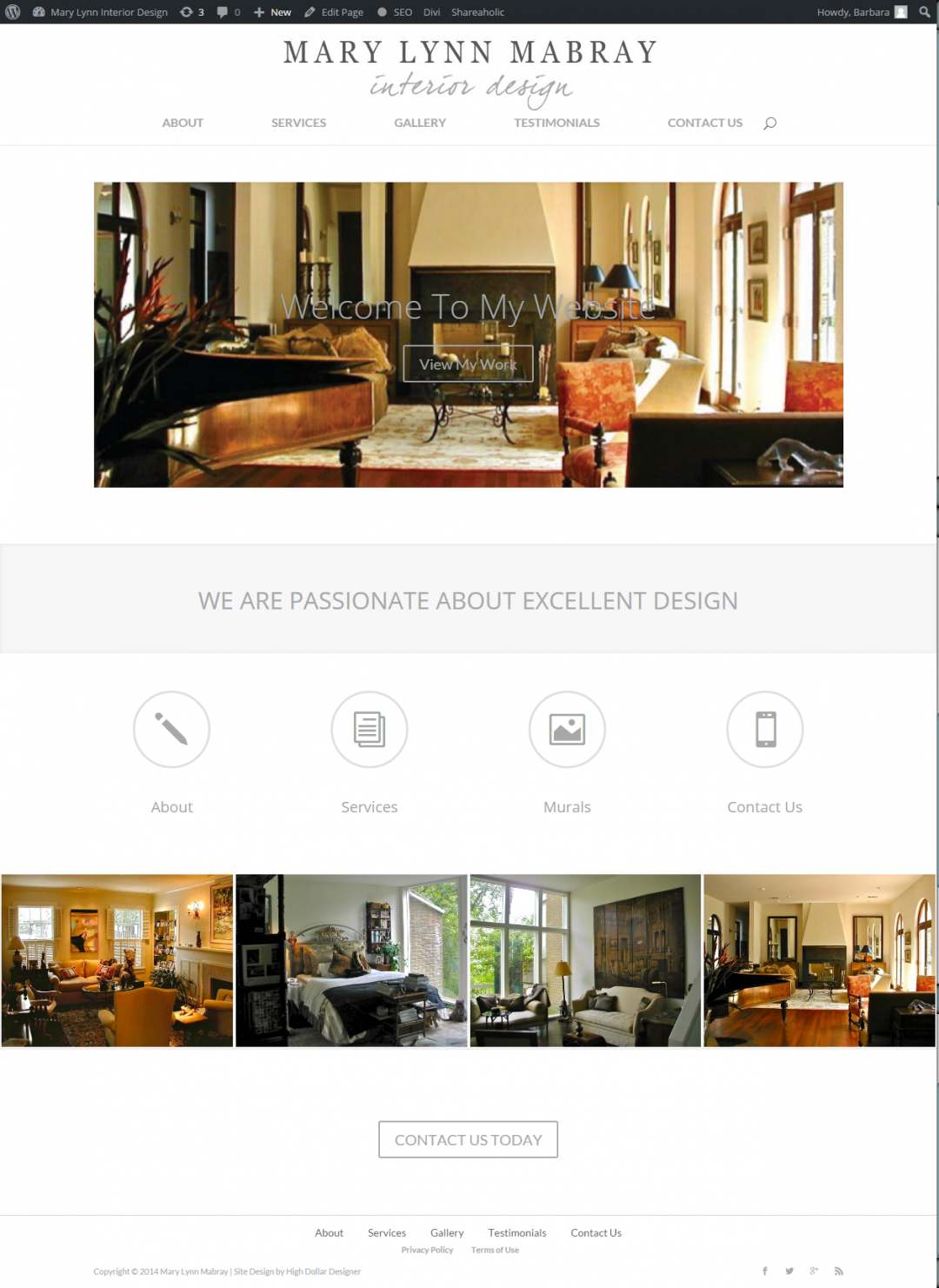 Website Design Interior Design
